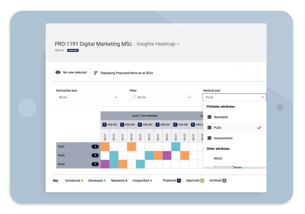 Courseloop Digital Curriculum Heatmapping@2x